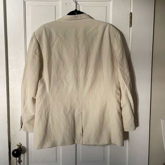 J. Peterman Silk and Linen Blazer - Picture 2 of 7